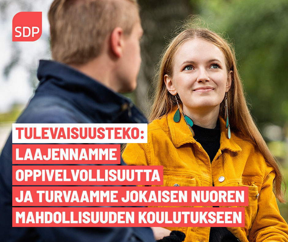 Nostetaan suomalaisnuorten koulutus- ja osaamistasoa ja kavennetaan oppimiseroja