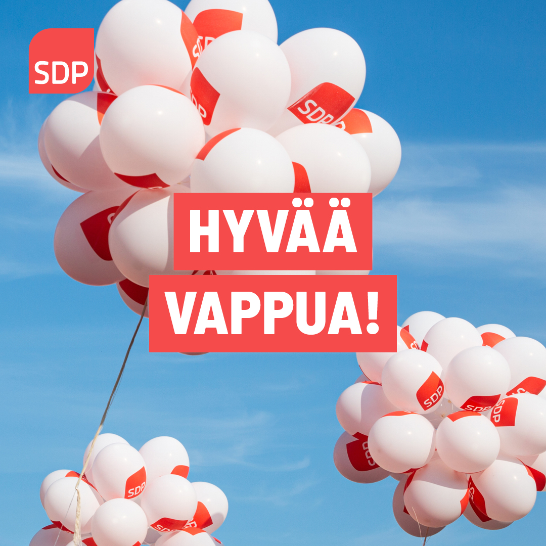 Tervetuloa mukaan SDP Tampereen virtuaalivappuun!