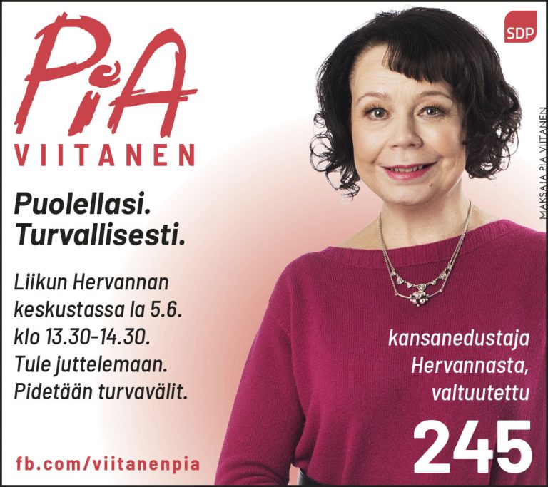 Olen liikkeellä Hervannan keskustassa la 5.6