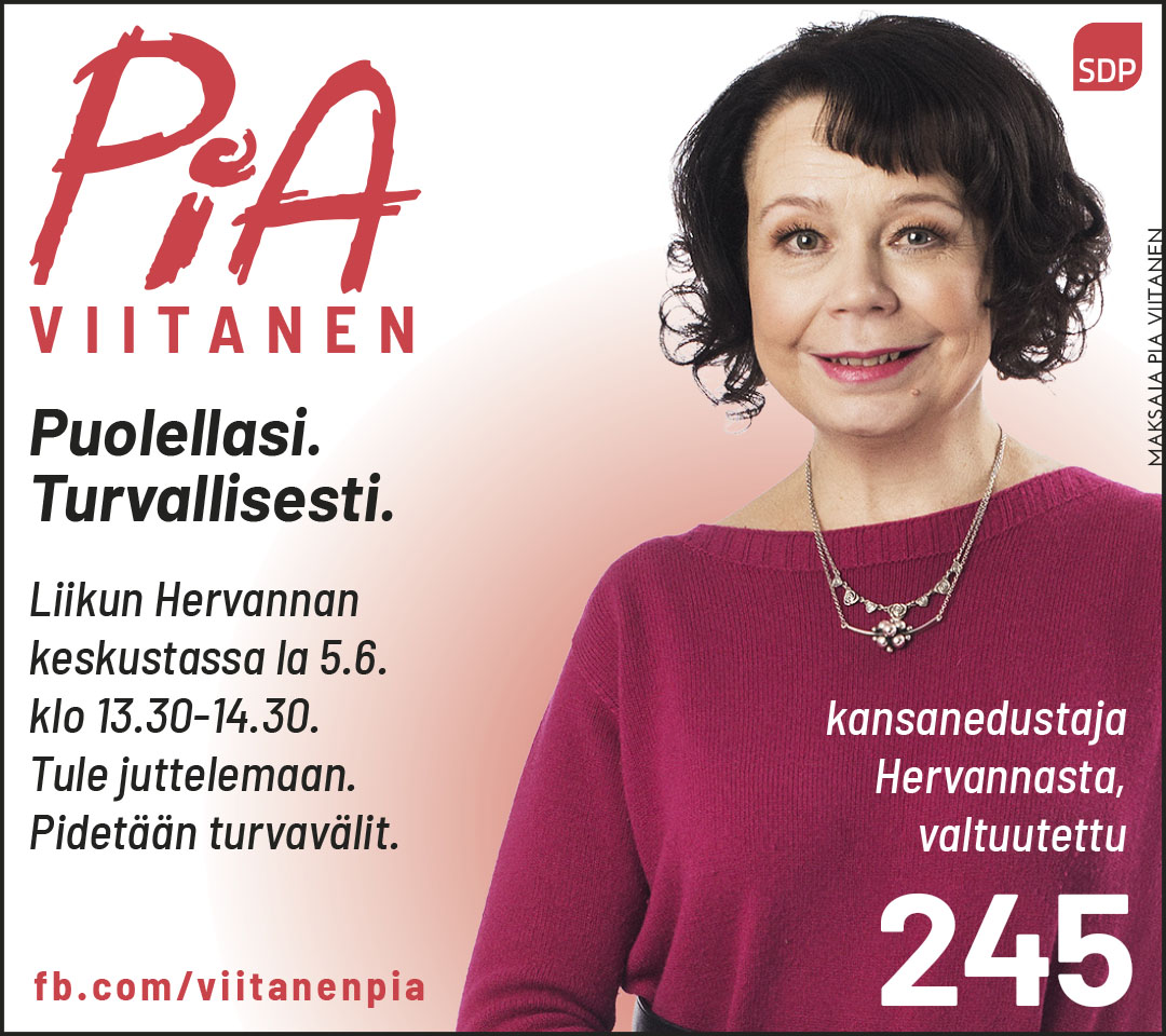 Olen liikkeellä Hervannan keskustassa la 5.6