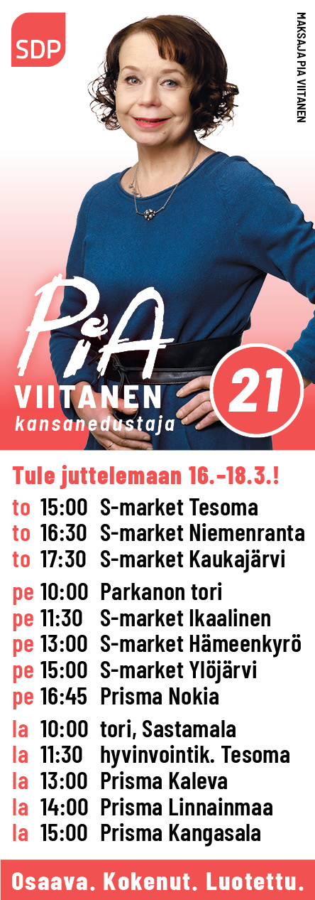 Viitasen loppuviikon kiertue – tule juttelemaan!