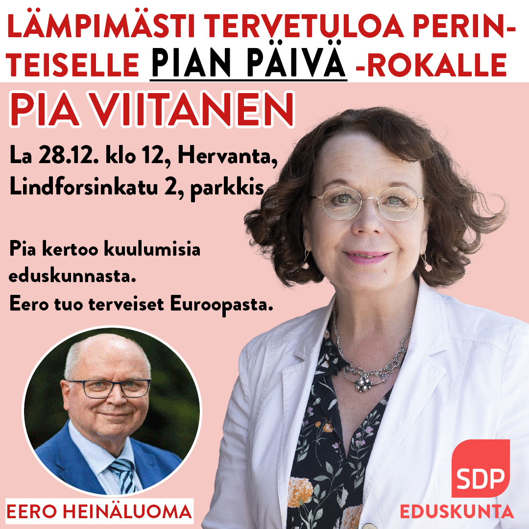 Pian päivän-rokka 28.12 Hervannassa