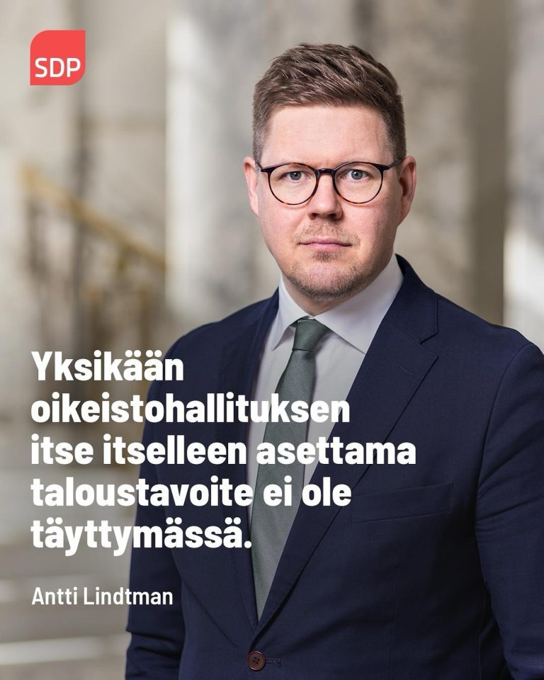 SDP mukana välikysymyksessä hallituksen velkapolitiikasta