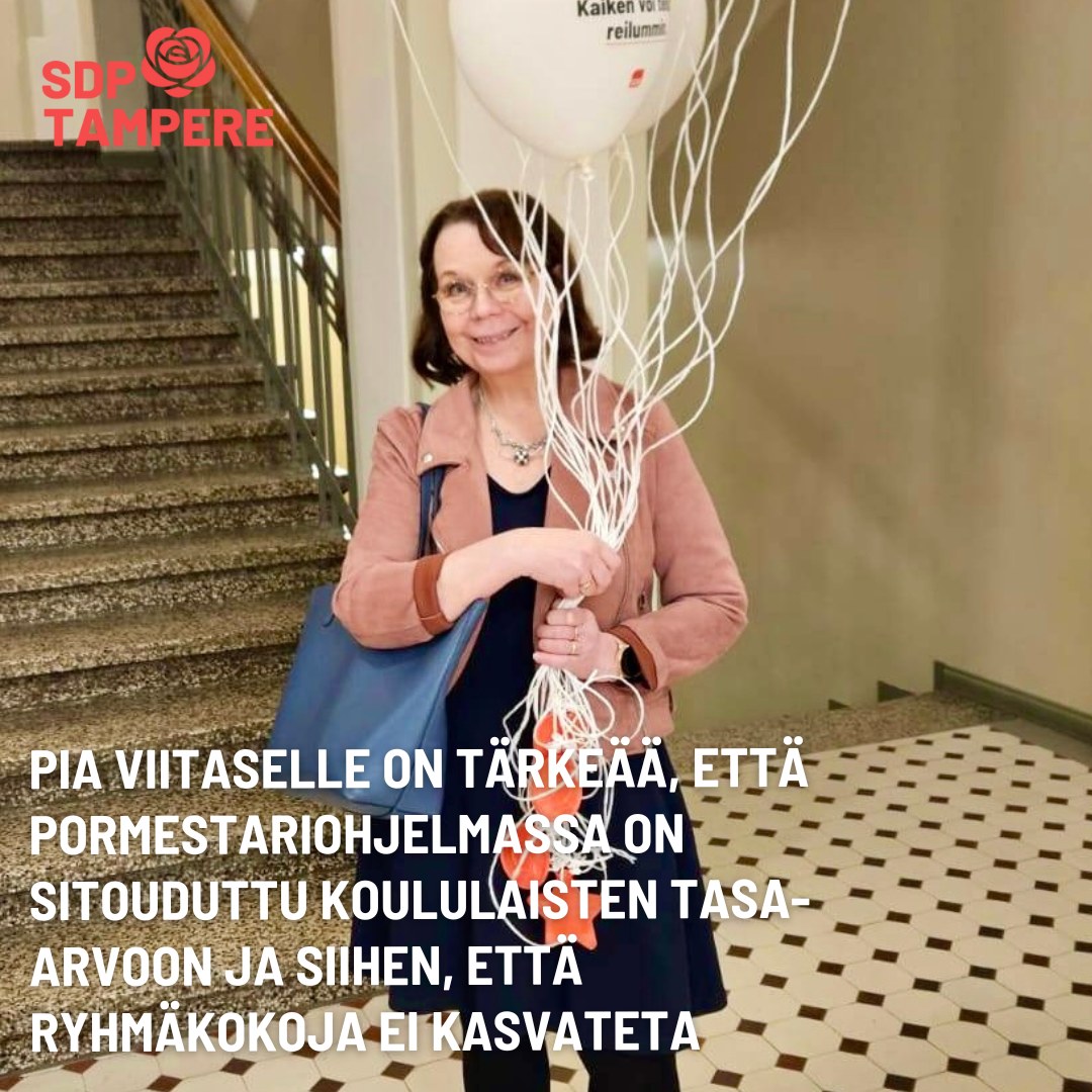 Tampereen valtuutetun terveiset