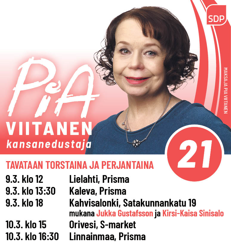 Tapaamisiin torstaina ja perjantaina – tule juttusille!