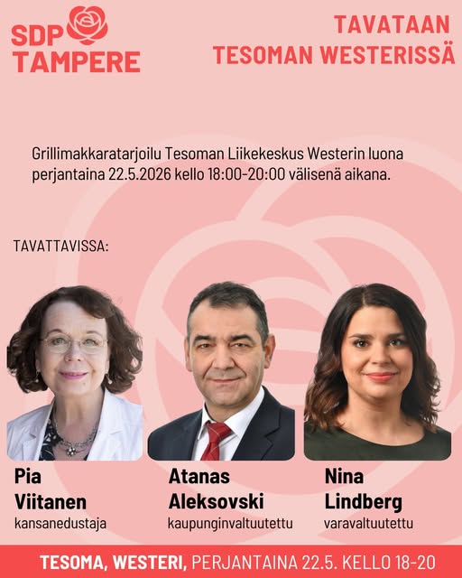 Tavataan Tesomalla pe 22.5