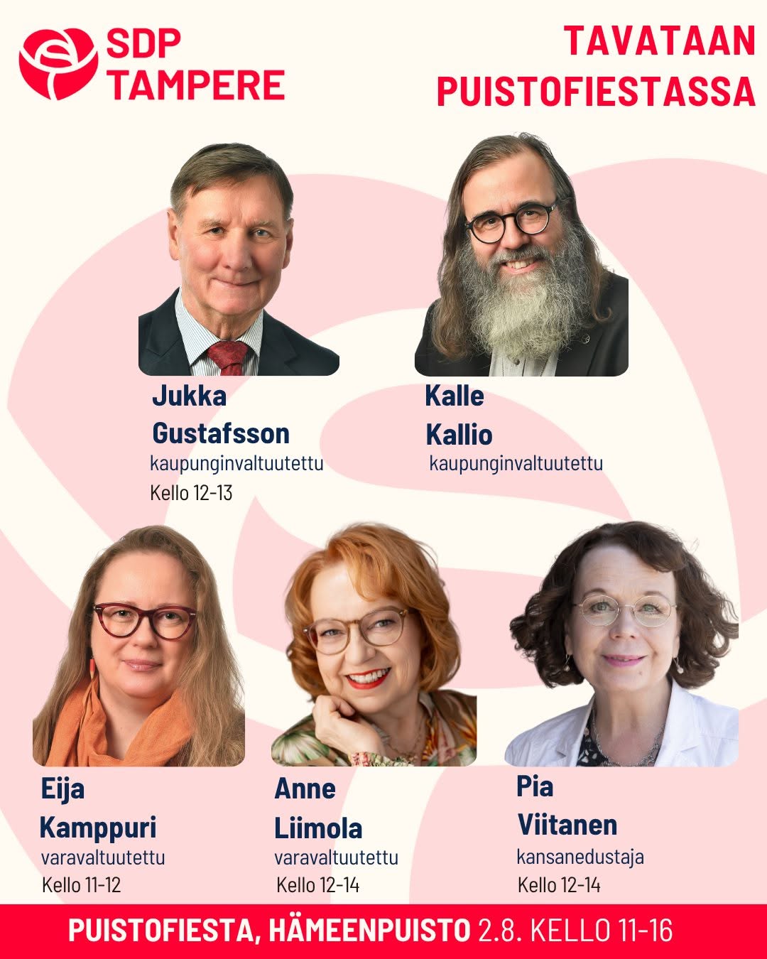 Tavataan Tampereen Puistofiestassa su 2.8.2026